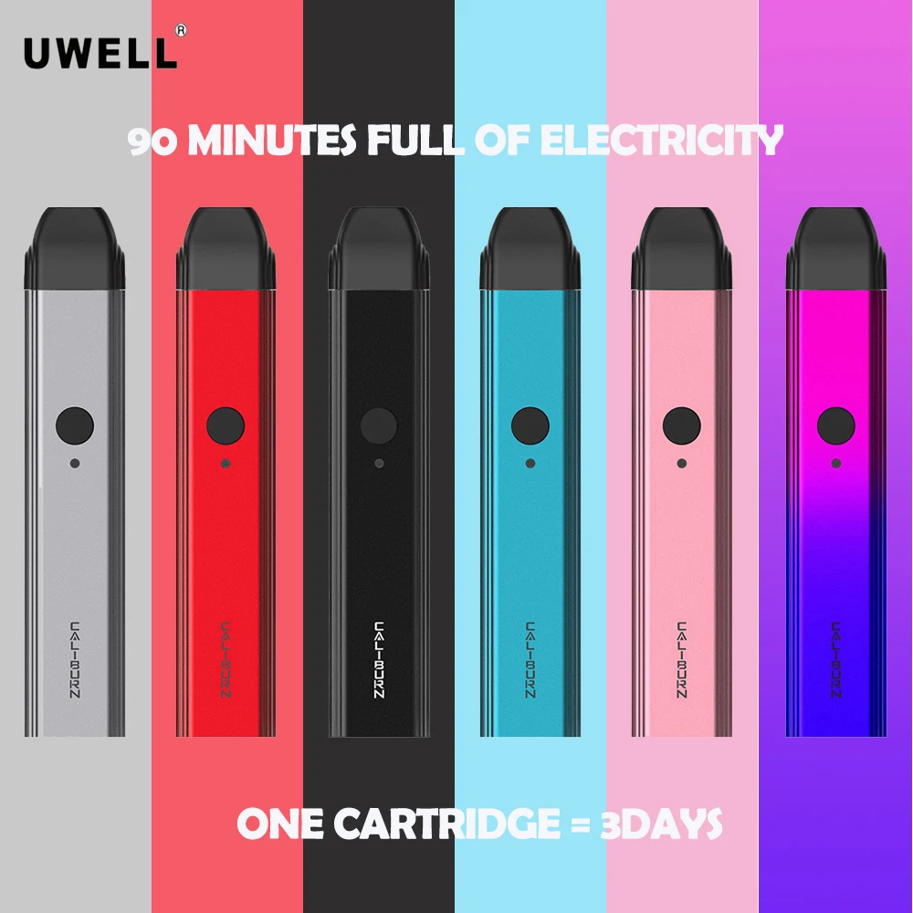 Newest Original UWELL Caliburn Portable System Kit 2ml Pod Cartridge built in 520mah Battery Vape Tank Atomizer E-Cigarette
Newest Original UWELL Caliburn Portable System Kit 2ml Pod Cartridge built in 520mah Battery Vape Tank Atomizer E-Cigarette