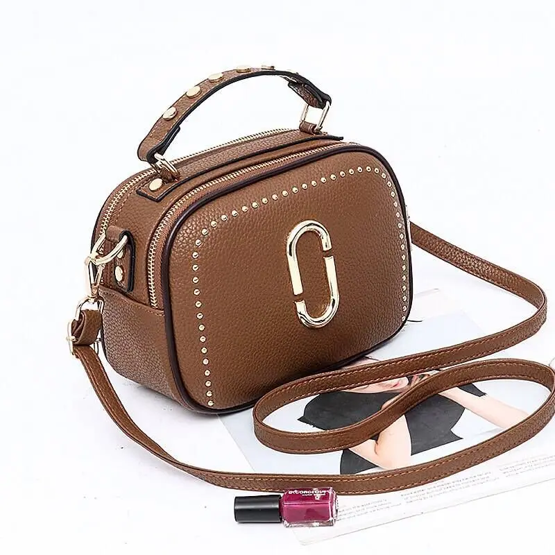 Women Style Handbag Female Luxury Shoulder Bags Sequined Zipper Messenger Bag Leather Totes
