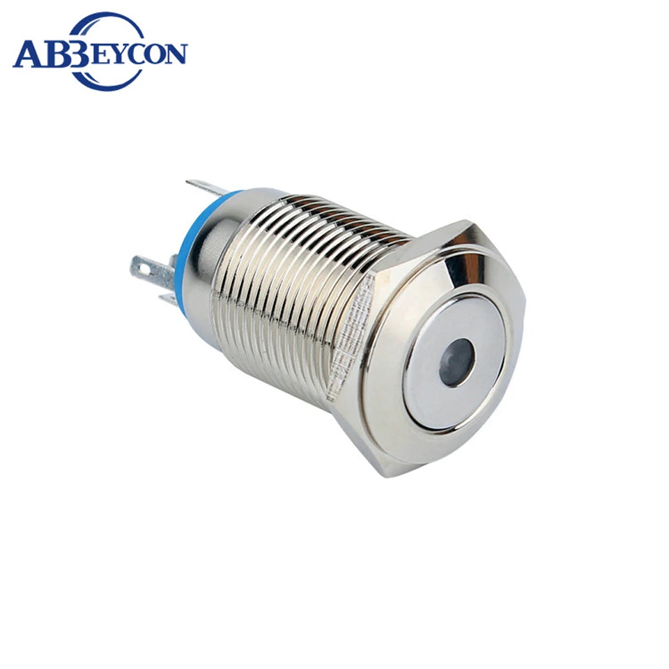 16mm Flat round momentary dot lamp led illuminated light waterproof led switch pin solder terminal nickel plated brass switch
16mm Flat round momentary dot lamp led illuminated light waterproof led switch pin solder terminal nickel plated brass switch