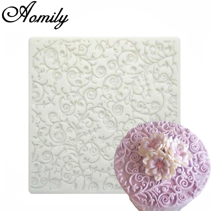 Aomily Lace Flowers Texture Silicone Square Mat Pad DIY Cake Fondant Decorating Mould Bakeware Lace Mold Kitchen Baking Tools
Aomily Lace Flowers Texture Silicone Square Mat Pad DIY Cake Fondant Decorating Mould Bakeware Lace Mold Kitchen Baking Tools