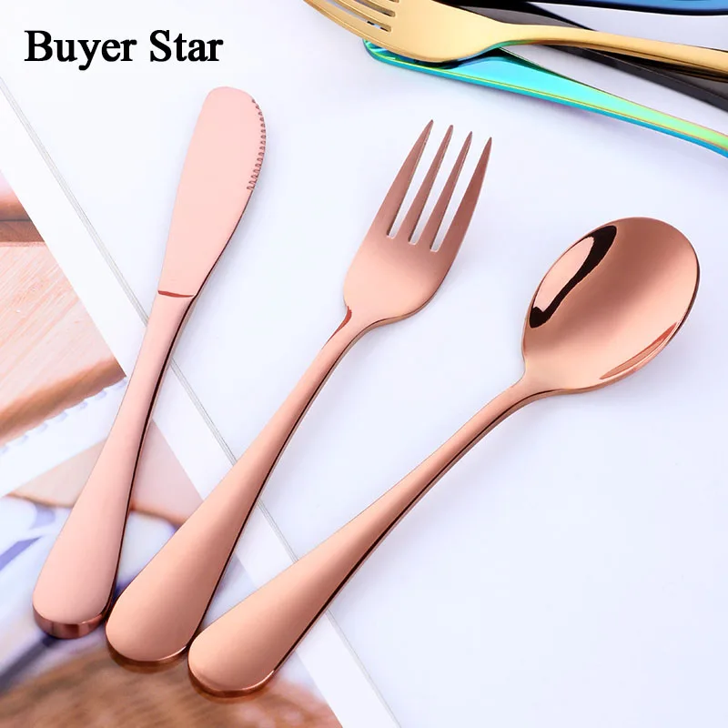 Colorful Children Tableware Cutlery Set 3 Pcs Stainless Steel Child Dinner Knives Forks Sets Food Dining Set
Colorful Children Tableware Cutlery Set 3 Pcs Stainless Steel Child Dinner Knives Forks Sets Food Dining Set