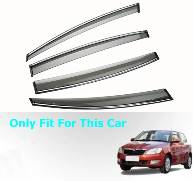 Car Window Cover Visor Sun Rain Wind Deflector Awning Shield ABS For Skoda Fabia 2008-2009-2014
Car Window Cover Visor Sun Rain Wind Deflector Awning Shield ABS For Skoda Fabia 2008-2009-2014