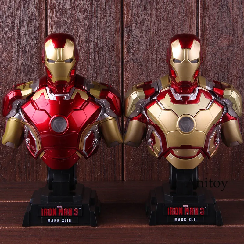 The Avengers Iron Man Marvel Comics Hero Mark XLIII Htb28 1/4th Scale Collectible Bust Action Figure Model Toy
The Avengers Iron Man Marvel Comics Hero Mark XLIII Htb28 1/4th Scale Collectible Bust Action Figure Model Toy