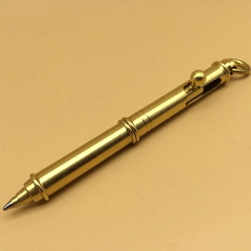 1 pcs Handmade Mini Bolt Shaped Brass Pen , Solid Portable Pocket Copper pendant Ballpoint Pen Tactical Pen Self Defense EDC
1 pcs Handmade Mini Bolt Shaped Brass Pen , Solid Portable Pocket Copper pendant Ballpoint Pen Tactical Pen Self Defense EDC