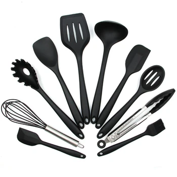 10pcs Non-Stick Kitchenware Silicone Heat Resistant Kitchen Cooking Utensils Baking Tool Cooking Tool Sets
10pcs Non-Stick Kitchenware Silicone Heat Resistant Kitchen Cooking Utensils Baking Tool Cooking Tool Sets