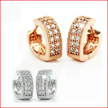 Joyme Women Jewelry Rose Gold-Color Cute Heart Small Hoop Earrings Double Zircon Earring Gift Jewelry For Party
Joyme Women Jewelry Rose Gold-Color Cute Heart Small Hoop Earrings Double Zircon Earring Gift Jewelry For Party