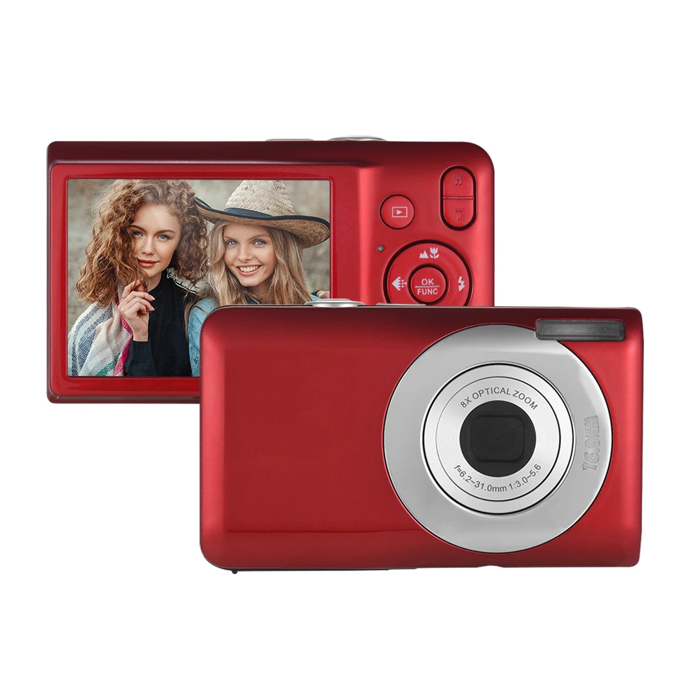 V100 High Definition 8 Times Optical Zoomer Lens 16 Million Pixels HD Ultra-Thin Digital Camera mini camera gift for kids
V100 High Definition 8 Times Optical Zoomer Lens 16 Million Pixels HD Ultra-Thin Digital Camera mini camera gift for kids