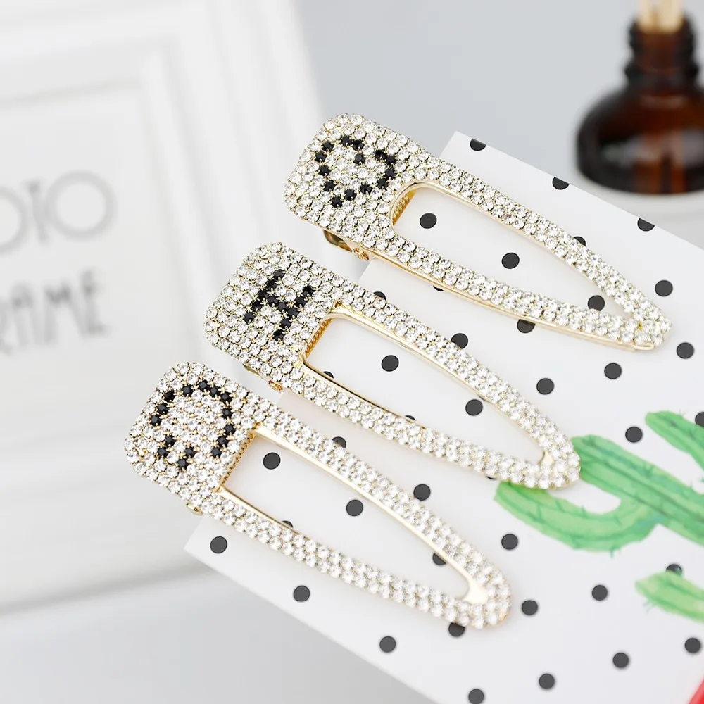 Korea Alloy 6cm Rhinestone Hairclip Hollow Striped Smile love Heart letters Simple Bangs Clip Duckbill Clip Jewelry Hairpin Ins
Korea Alloy 6cm Rhinestone Hairclip Hollow Striped Smile love Heart letters Simple Bangs Clip Duckbill Clip Jewelry Hairpin Ins