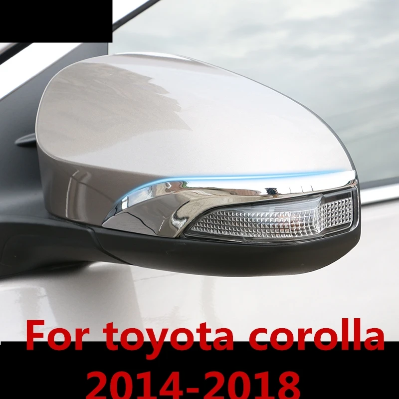 Для toyota corolla 2014-2018 автомобильное внешнее зеркало заднего вида с блестками