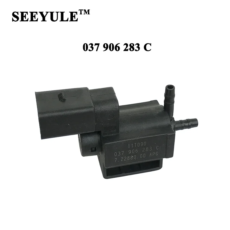 1pc SEEYULE 037 906 283 C Air Intake Valve Vacuum Solenoid Valve 037 906 283C for VW Bora EOS Passat Golf GTI Jetta CC Touran
1pc SEEYULE 037 906 283 C Air Intake Valve Vacuum Solenoid Valve 037 906 283C for VW Bora EOS Passat Golf GTI Jetta CC Touran