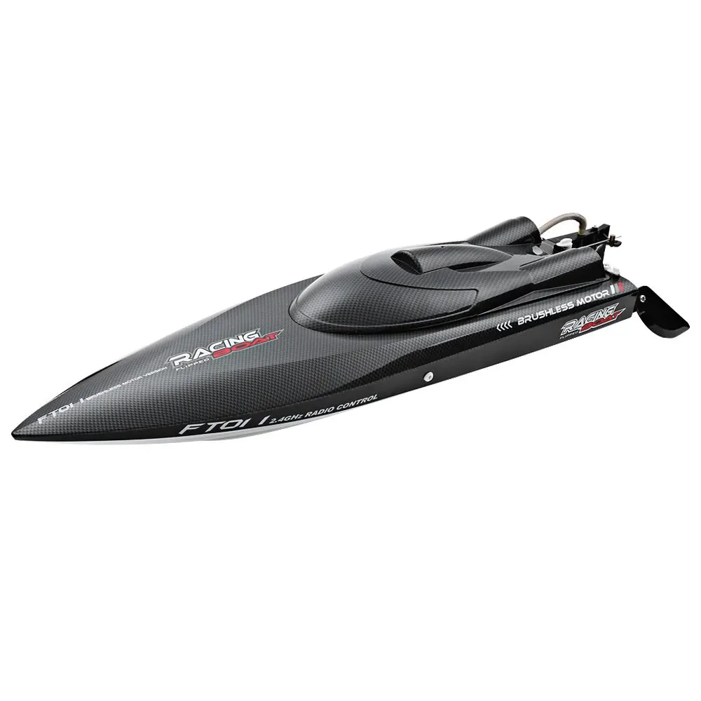 

Fei Lun FT011 RC Boat 50km/h High Speed with Brushless Motor Built-in Water Cooling System Professional Racing RC Boat Speedboat