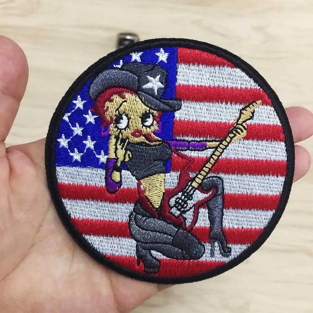 Rock music singer Iron On Embroidered patch Applique Sewing Label punk biker Patches Clothes Stickers Apparel
Rock music singer Iron On Embroidered patch Applique Sewing Label punk biker Patches Clothes Stickers Apparel