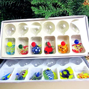 6pcs Custom Colorful cute handmade lampwork murano floating glass bubble Sea turtle decorative Aquarium Marine Animal Pendant
6pcs Custom Colorful cute handmade lampwork murano floating glass bubble Sea turtle decorative Aquarium Marine Animal Pendant