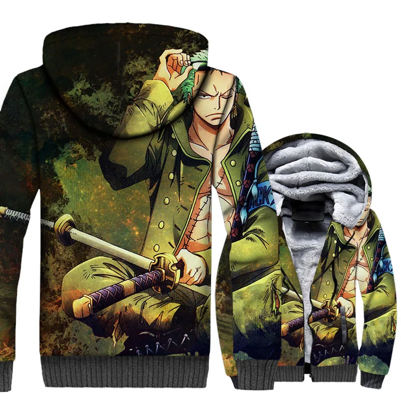 Anime Cool Zoro Jacket Men One Piece 3D Hoodies Ninja Sweatshirts Winter Fleece Harajuku The Pirate King Coat Hipster Streetwear
Anime Cool Zoro Jacket Men One Piece 3D Hoodies Ninja Sweatshirts Winter Fleece Harajuku The Pirate King Coat Hipster Streetwear