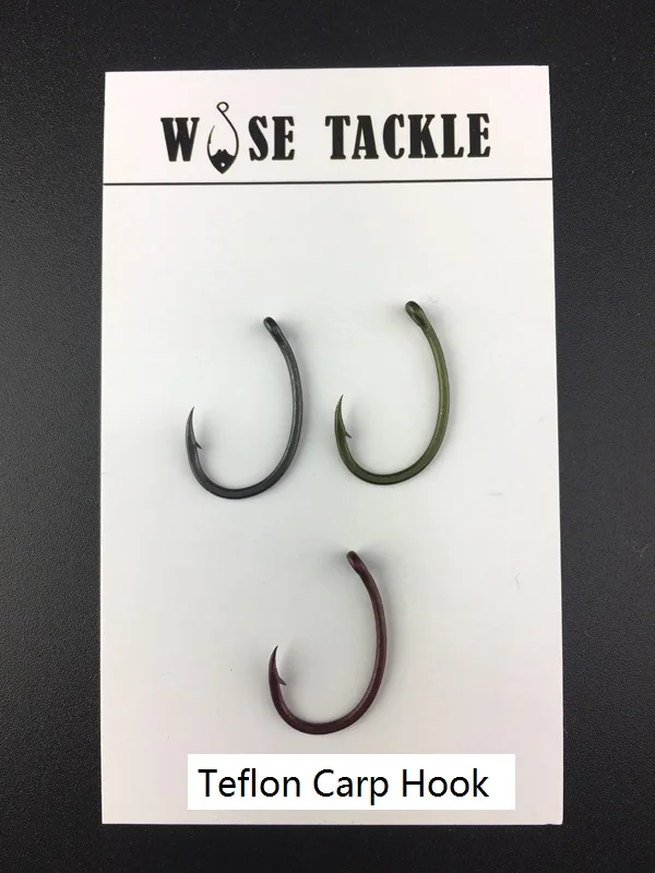 20PCS Extra Wide Gape with Curved Shank & Off Set Point-Teflon Coated Carp Hooks-Barbed for Carp Fishings-FISHHOOKS
20PCS Extra Wide Gape with Curved Shank & Off Set Point-Teflon Coated Carp Hooks-Barbed for Carp Fishings-FISHHOOKS