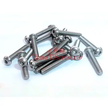10Pcs M2 Titanium GR2 Allen Screws Ti Round Head Hex Socket Preservative Bolts 3-16mm Length
10Pcs M2 Titanium GR2 Allen Screws Ti Round Head Hex Socket Preservative Bolts 3-16mm Length