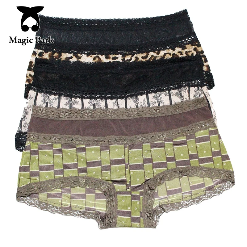 MagicPark Women Panties Plus Size Sexy Low Waist Vintage Retro Leopard Breathable Mesh Lace Underwear Women
MagicPark Women Panties Plus Size Sexy Low Waist Vintage Retro Leopard Breathable Mesh Lace Underwear Women