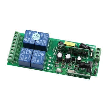 2017 New 4 Channel AC 85V 110V 220V 250V 10A Relay Wide Voltage Wireless Remote Switch Only Receiver 315/433Mhz
2017 New 4 Channel AC 85V 110V 220V 250V 10A Relay Wide Voltage Wireless Remote Switch Only Receiver 315/433Mhz