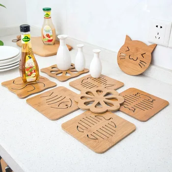 Hollow wooden mat kitchen tableware thick anti-scalding insulation pad tableware mat
Hollow wooden mat kitchen tableware thick anti-scalding insulation pad tableware mat