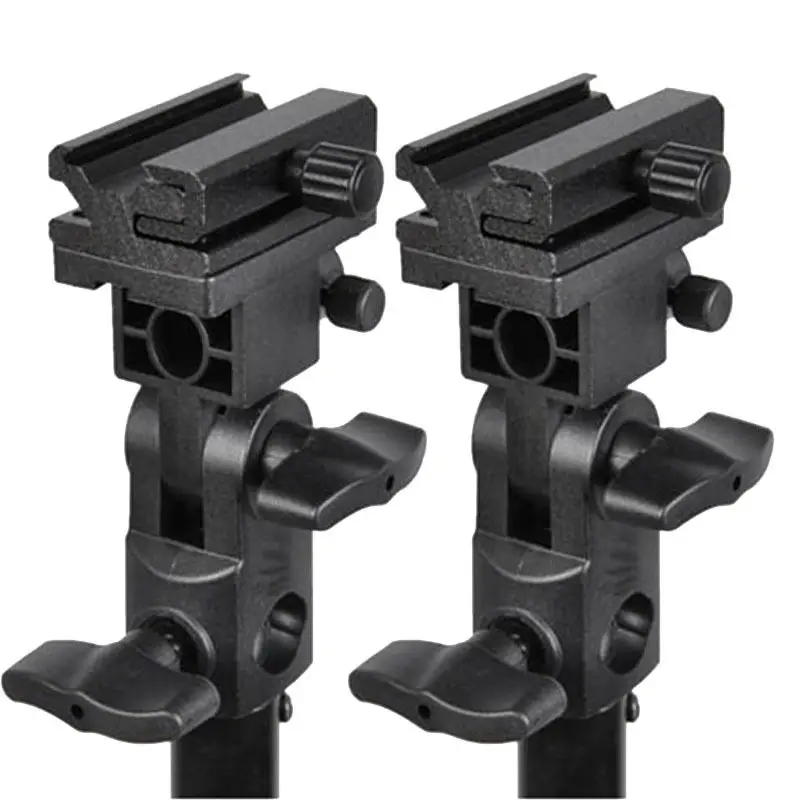 2pcs Adjustable Hot Shoe Mount B Umbrella Holder Photo Swivel Flash Bracket Camera Flashlight Clip
2pcs Adjustable Hot Shoe Mount B Umbrella Holder Photo Swivel Flash Bracket Camera Flashlight Clip