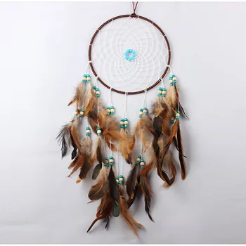 New Arrive large charm dreamcatcher handmade dream catcher net with feathers decoration for home dream cather xmas decor
New Arrive large charm dreamcatcher handmade dream catcher net with feathers decoration for home dream cather xmas decor