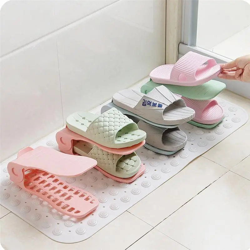 Hollow Adjustable Simple Double Shoe Rack Creative Shoe Slots Organizer Space Saver-24.5X10X17CM
Hollow Adjustable Simple Double Shoe Rack Creative Shoe Slots Organizer Space Saver-24.5X10X17CM