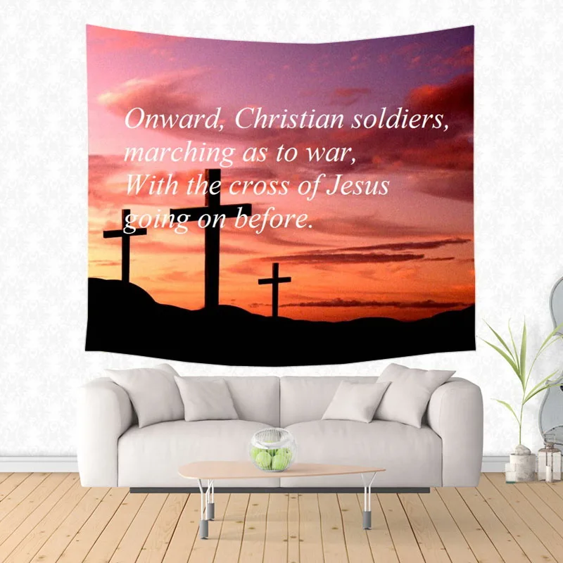 Christian Bible Verse Pattern Tapestry Decorative Wall Hanging Carpet Bedding Outlet Door Curtain Textiles
Christian Bible Verse Pattern Tapestry Decorative Wall Hanging Carpet Bedding Outlet Door Curtain Textiles