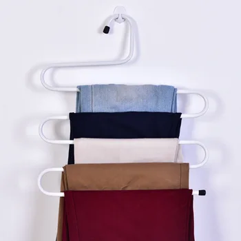 5 Layer S Shape Pants Hanger Rack Trousers Holders Towels Clothes Apparel Hangers Space Saving Wardrobe Hanger 36*34*0.9cm
5 Layer S Shape Pants Hanger Rack Trousers Holders Towels Clothes Apparel Hangers Space Saving Wardrobe Hanger 36*34*0.9cm