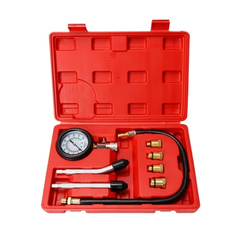 9pcs 0-300psi Petrol Gas Engine Cylinder Compressor Gauge Meter Test Pressure Compression Tester Leakage Diagnostic
9pcs 0-300psi Petrol Gas Engine Cylinder Compressor Gauge Meter Test Pressure Compression Tester Leakage Diagnostic