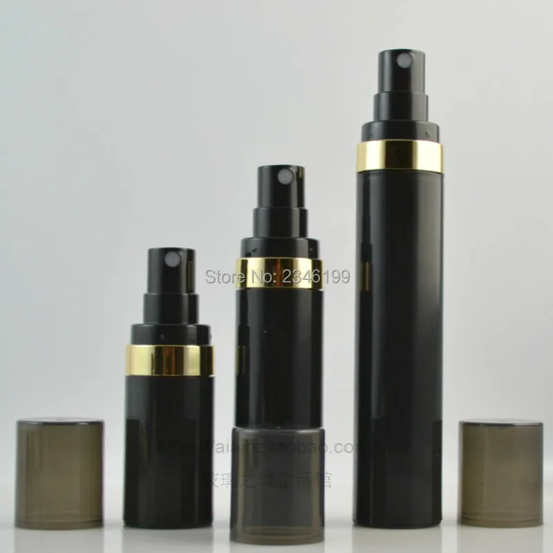 15ml Airless Spray Pump Black Empty Bottle 30ml Airless Lotion Pump Airless Bottle Cosmetic 50ml Empty Emulsion Pump (3)