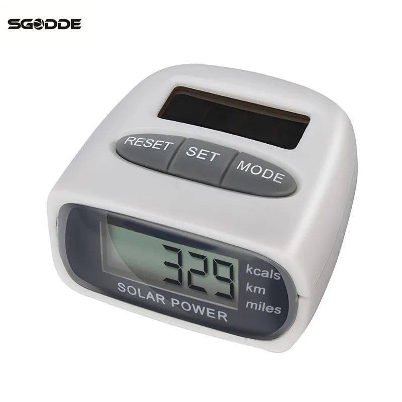 SGODDE Multi-Function Tsumbay LCD Solar Digital Pedometer Health Fitness Equipments Tracker Sports Step Calorie Counter Portable
SGODDE Multi-Function Tsumbay LCD Solar Digital Pedometer Health Fitness Equipments Tracker Sports Step Calorie Counter Portable