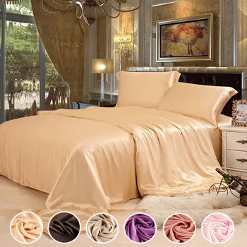 9 Color Choice Free Shipping 4 Pcs Seamless Silk Bedding Set With 100% Pure Silk Fabric
9 Color Choice Free Shipping 4 Pcs Seamless Silk Bedding Set With 100% Pure Silk Fabric