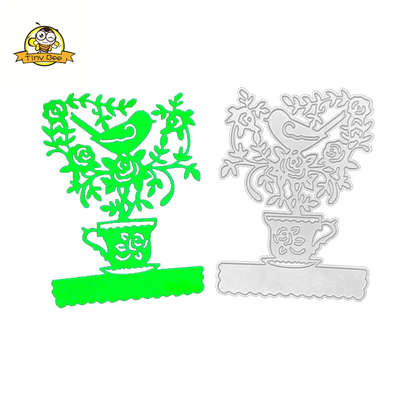 Bird Flower Cup Garden metal cutting dies cut die mold decoration Scrapbooking Embossing paper craft mould punch stencils
Bird Flower Cup Garden metal cutting dies cut die mold decoration Scrapbooking Embossing paper craft mould punch stencils