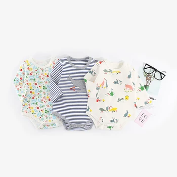 fashion Baby Boys Girls Clothes Coveralls Triangle Romper Cotton Striped Cartoon animal Long-sleeved Pajamas Newborn clothing
fashion Baby Boys Girls Clothes Coveralls Triangle Romper Cotton Striped Cartoon animal Long-sleeved Pajamas Newborn clothing