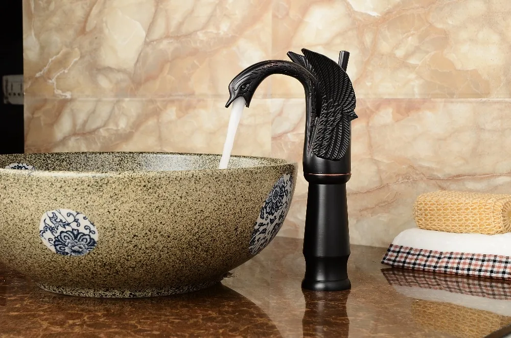 Free shipping black ORB single hole bathroom tall vessel sink swan Faucet mixer tap
Free shipping black ORB single hole bathroom tall vessel sink swan Faucet mixer tap