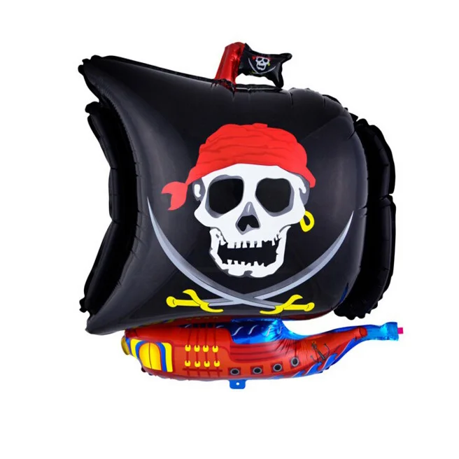 2pcs Halloween New Cartoon Pirate Ship Style Aluminum Balloons Birthday Party Decoration Supplies for Kids Children's Toys 8D
2pcs Halloween New Cartoon Pirate Ship Style Aluminum Balloons Birthday Party Decoration Supplies for Kids Children's Toys 8D