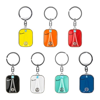 

7 Colors Stainless Steel Keychain Key ring Scooter For Piaggio VESPA GTS GTV LX PX LT Sprint Primavera GTS300 150 250 Keyring