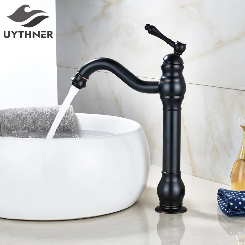 Oil Rubbed Bronze Bathroom Sink Faucet Single Handle Swivel Spout Basin Mixer Tap Deck Mounted
Oil Rubbed Bronze Bathroom Sink Faucet Single Handle Swivel Spout Basin Mixer Tap Deck Mounted