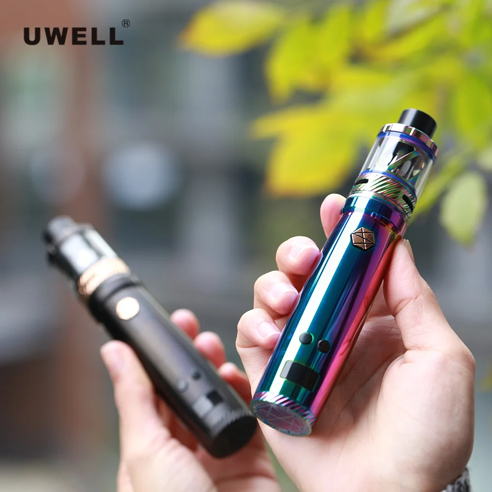 Original Uwell Nunchaku Kit With 5ml Tank Atomizer Electronic Cigarette Large clouds with 80W low wattage Vaporizer Vape Tank 
Original Uwell Nunchaku Kit With 5ml Tank Atomizer Electronic Cigarette Large clouds with 80W low wattage Vaporizer Vape Tank