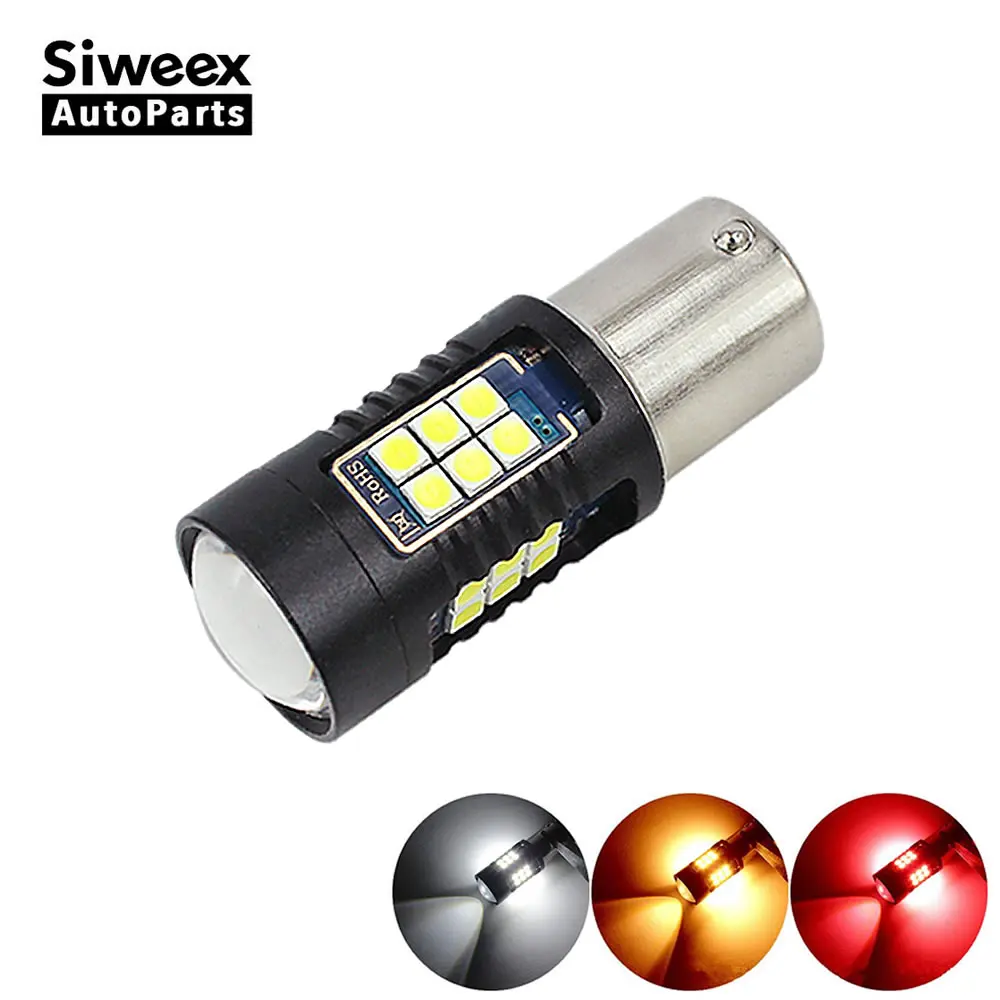 1 Pcs 1156 1157 P21W LED Auto Car Blubs BA15S BAY15D 27 SMD 3030 12V DC Reverse Lights Brake Lamp White Yellow Red
1 Pcs 1156 1157 P21W LED Auto Car Blubs BA15S BAY15D 27 SMD 3030 12V DC Reverse Lights Brake Lamp White Yellow Red