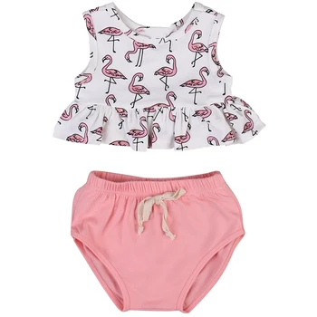 2pcs Set Cute Newborn Infant Baby Girl Clothes 2018 Summer Sleeveless Tank Tops Ruffles T-shirt +Bloomer Bottoms Outifts Sunsuit
2pcs Set Cute Newborn Infant Baby Girl Clothes 2018 Summer Sleeveless Tank Tops Ruffles T-shirt +Bloomer Bottoms Outifts Sunsuit