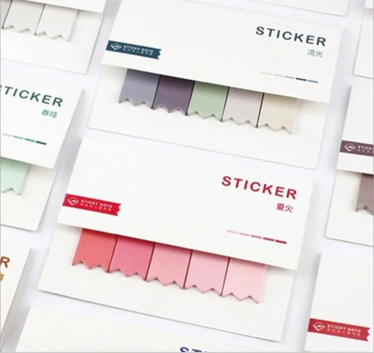 5 Colors Gradient Self Adhesive Memo Pad Sticky Cute Candy Color Notes Bookmark Point Marker Sticker Paper Escolar Staionery
5 Colors Gradient Self Adhesive Memo Pad Sticky Cute Candy Color Notes Bookmark Point Marker Sticker Paper Escolar Staionery