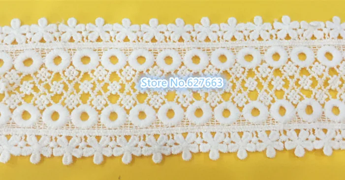 10Yards/ lot 6.3cm High Quality Handmade DIY White Lace Trimming Wedding Lace Fabric
10Yards/ lot 6.3cm High Quality Handmade DIY White Lace Trimming Wedding Lace Fabric