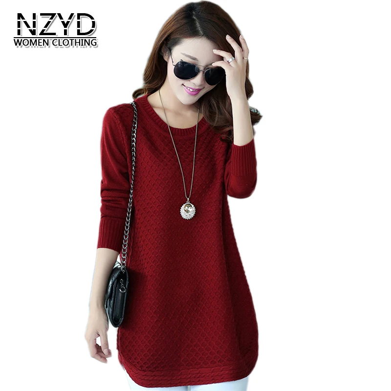 2018 Spring Autumn Women Sweater New Style Fashion O-Neck Pullover Solid color Tops Tees Casual Loose Large Size Sweater NZYD610
2018 Spring Autumn Women Sweater New Style Fashion O-Neck Pullover Solid color Tops Tees Casual Loose Large Size Sweater NZYD610