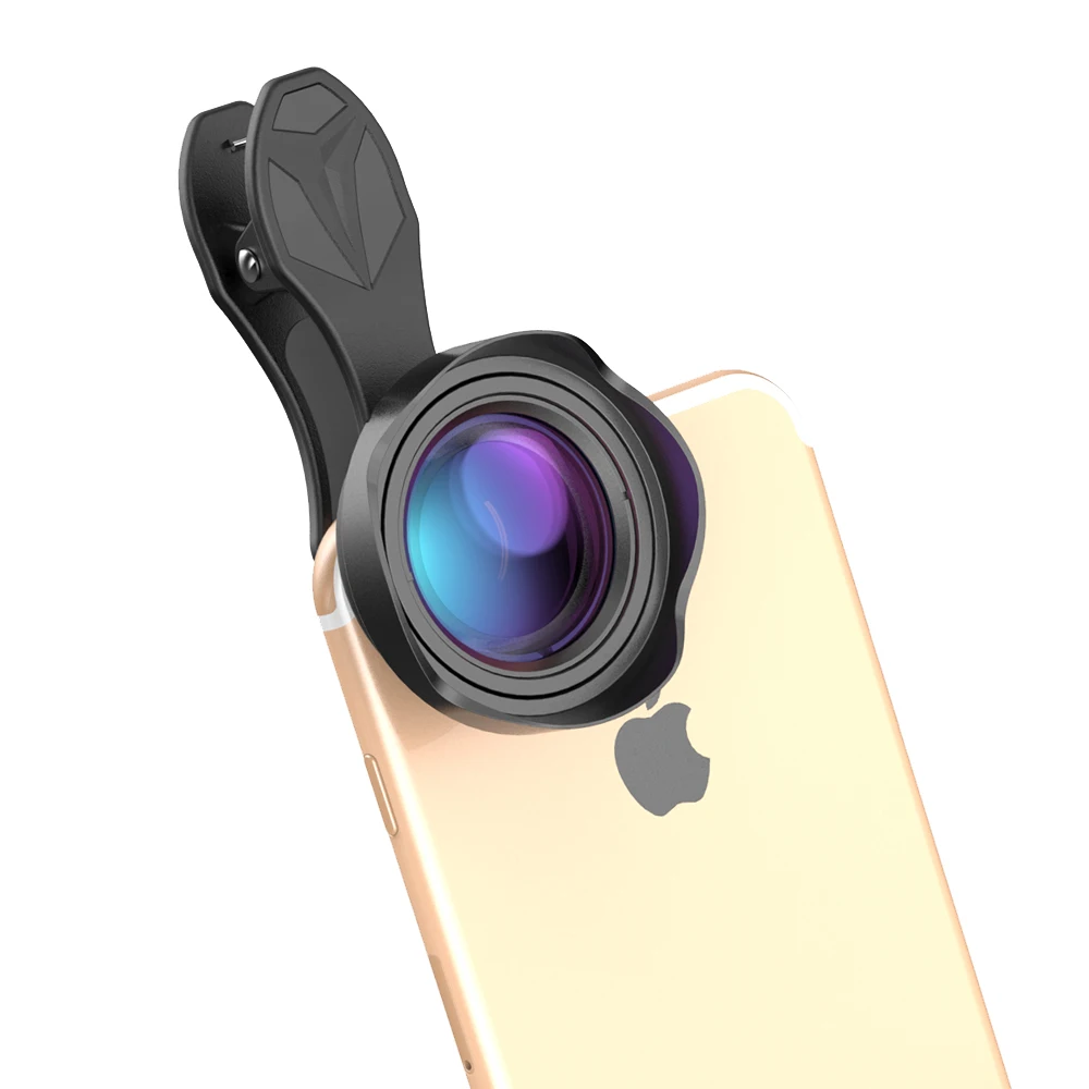 APEXEL Professional Optic Phone camera lends kit 15mm 4K Wide angle lens no distortion 13 16-
