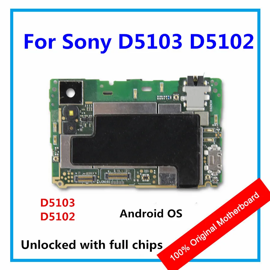 For Sony Xperia T3 D5103 D5102 100% Unlock Original Motherboard Mainboard Android OS Logic board With All Chips IMEI SN
For Sony Xperia T3 D5103 D5102 100% Unlock Original Motherboard Mainboard Android OS Logic board With All Chips IMEI SN