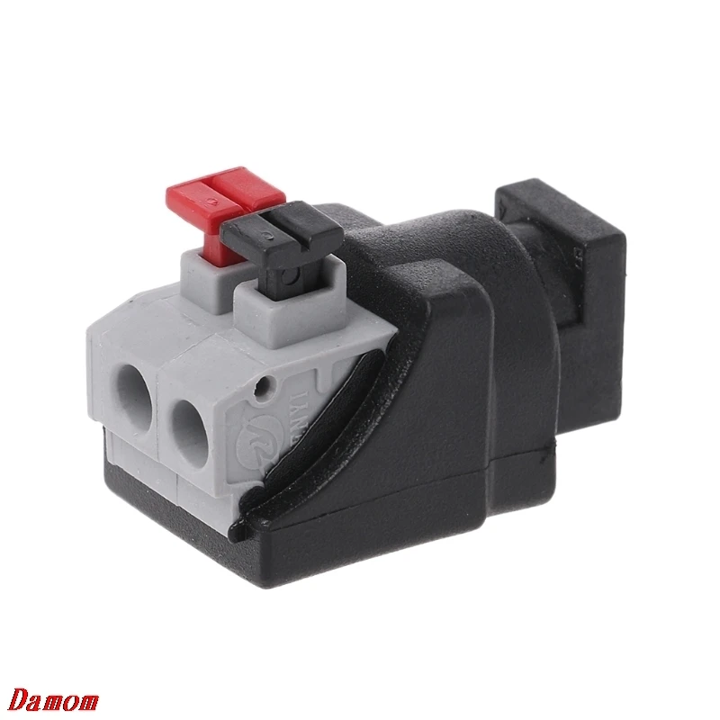 5.5x2.1mm DC Female Jack Connector Plug Adapter Push Type Quick Power Connector Damom
5.5x2.1mm DC Female Jack Connector Plug Adapter Push Type Quick Power Connector Damom