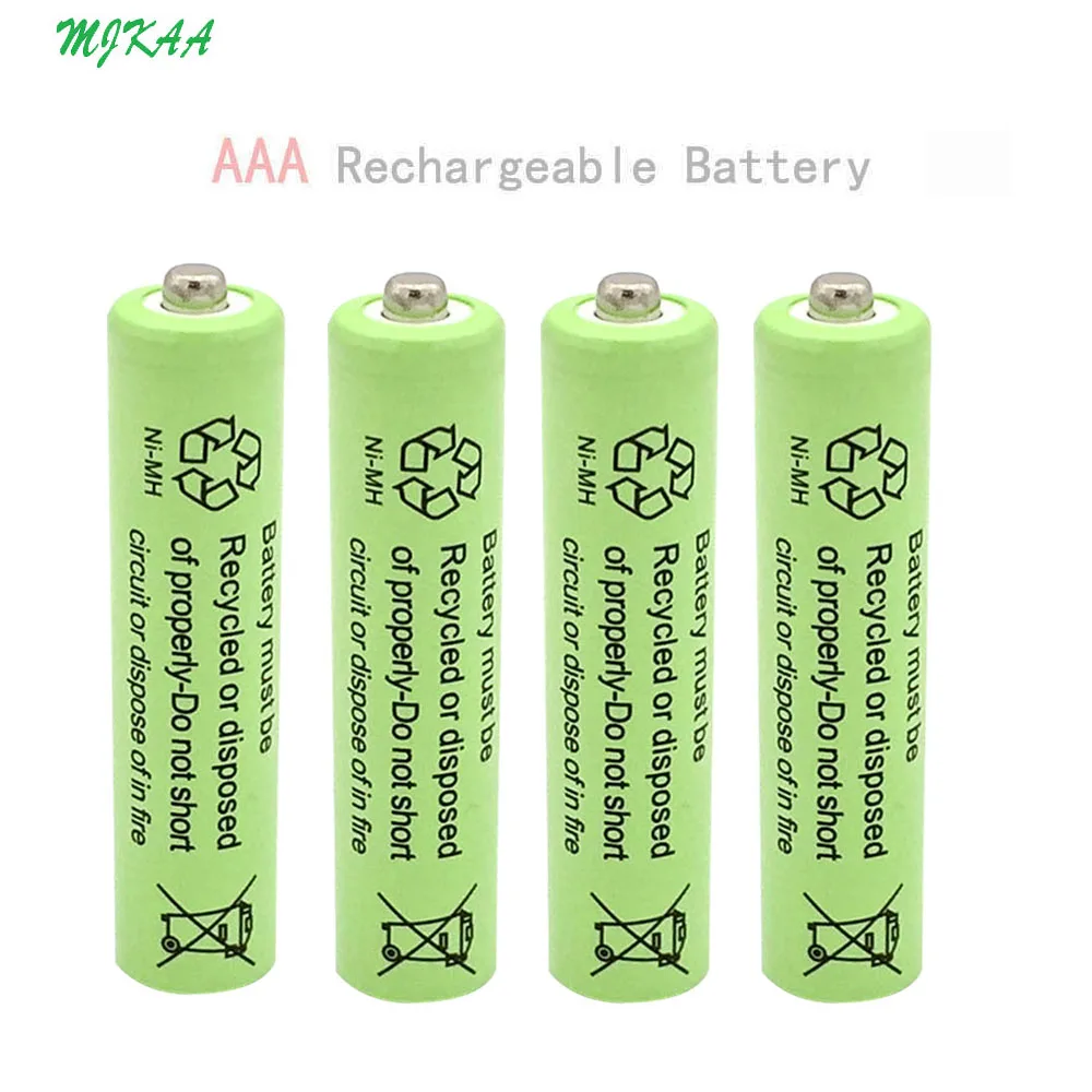 4 pieces / set AAA 750mAh 1.2V 100% high quality rechargeable battery NI-mh rechargeable NiMH battery
4 pieces / set AAA 750mAh 1.2V 100% high quality rechargeable battery NI-mh rechargeable NiMH battery