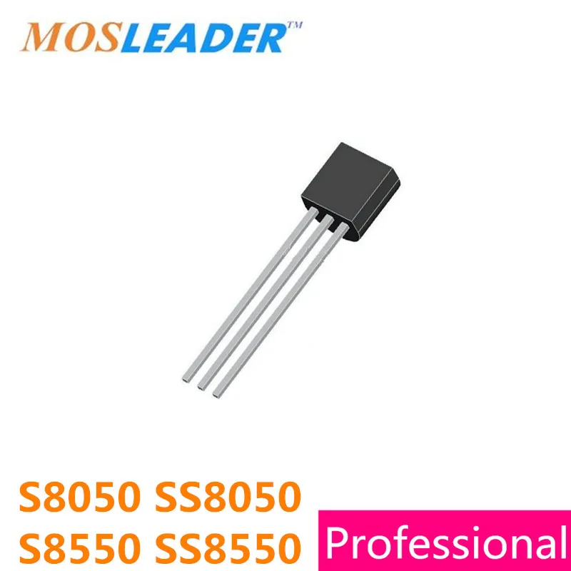 Mosleader 1000PCS S8050 SS8050 TO92 DIP NPN PNP 0.5A 500mA 40V 1.5A Made in China
Mosleader 1000PCS S8050 SS8050 TO92 DIP NPN PNP 0.5A 500mA 40V 1.5A Made in China