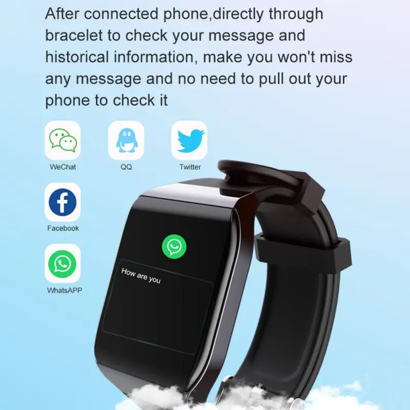 Touch Color Screen Smart Bracelet Band With Heartrate Monitor ECG Blood Pressure watch IP68 Fitness Tracker Wrisatband
Touch Color Screen Smart Bracelet Band With Heartrate Monitor ECG Blood Pressure watch IP68 Fitness Tracker Wrisatband